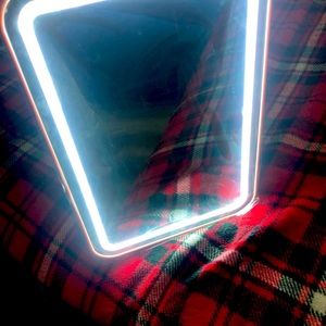 Mini makeup fridge pink